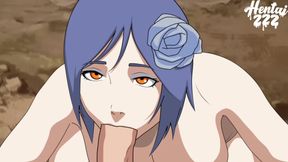 Uncensored Video Konan Naruto Hentai Anime