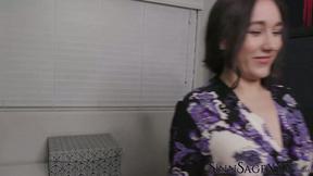 Horny MILF Sinn Sage Fingers Her Juicy Slit On Camera Closeup