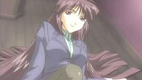Cum-covered Japanese anime in fuck session gets banged