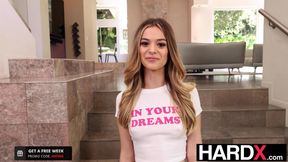 Gorgeous Molly Little 1st Blowbang - HardX