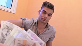 Debt Dandy ~ Brunette Stud Cums Hard After Intense POV Fucking