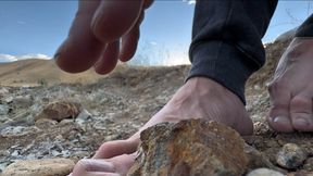 Lost in the Rocks Beneath My Giant Bare Feet