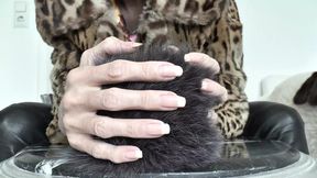 French tips, raw nails, unbridled lust