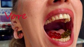 Vore with bear gummies