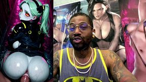 pov fucking tight ass pussy rebecca in a public alleyway, ai generated