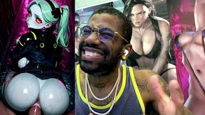 pov fucking tight ass pussy rebecca in a public alleyway, ai generated