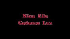 cadence lux and nina elle lesbian pussy play