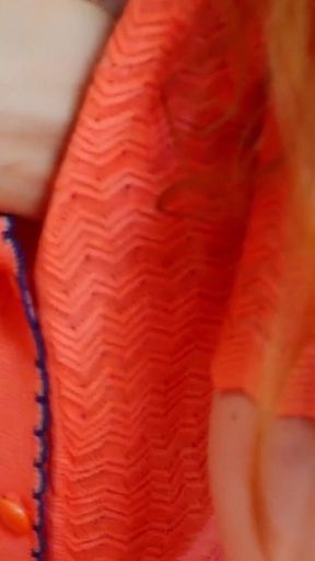 Orange Blouse