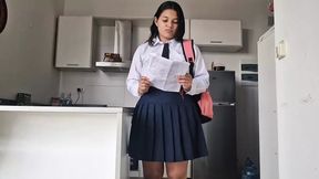 My stepsister needs my help and I need her to suck my cock