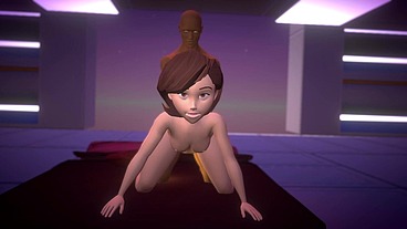 Sexy thick Pawg Milf helen meets with a BBC up on a space hotel that orbits the earth