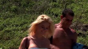 Blonde Bombshell DP Experiment Gangbang