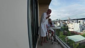 Messing Around, Teasing Each Other In Our Hotel Room