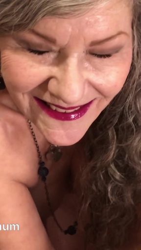 Epic moment from &quot;Cocksucking Grannies Wear Lipstick! POV Blowjob + Throatpie! MaXXXimumMilf&quot;