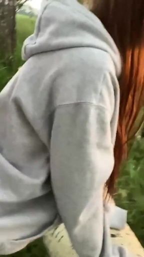 Must-share moment from &quot;Fucking hard my best friend&#039;s hot girlfriend in forest while he setting up a tent and building a&quot;