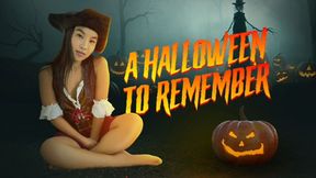 SisLovesMe - A Halloween To Remember - Hot Asian Stepsis In Costume Kimmy Kim Rides Stepbro&#039;s Cock