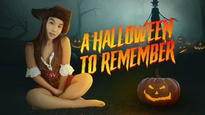 SisLovesMe - A Halloween To Remember - Hot Asian Stepsis In Costume Kimmy Kim Rides Stepbro&#039;s Cock
