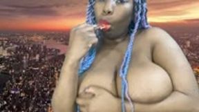 Giantess special effects - Colossal Pursuit: MXDominion’s Relentless Hunt for Her Teeny Lover female domination, shrinking fetish, goddess worship  4k