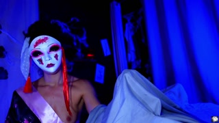 POV Geisha oil massage handjob and rides on your dick Creepy Halloween(TRAILER “Geisha's Massage")