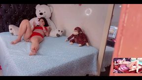 Horny Latina Rides Like a Whore on a Huge Cock