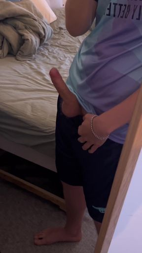 Soccer Bro Jerks Off After Coming Home From Practice