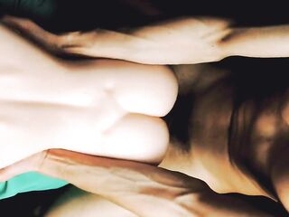 Great evening sex in the butt and spanked elastic glamorous butt cheeks