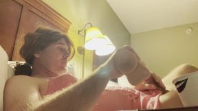 CindiCsissy GULPS OWN GUSHING CUM First Time Sissy Wrecked