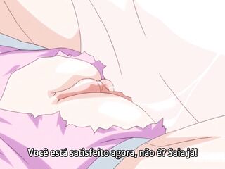 Perverted old man screwing a hot young beauty (Purple hair angel manga)