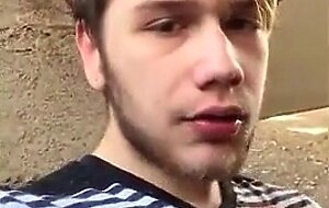 blowjob masturbation handjob sucking outdoor wanking