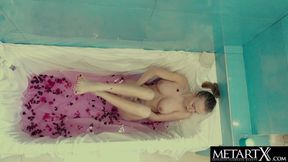 Slithy taint tongs bathtime bang-bongo bliss