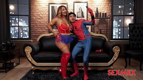 SEXMEX - HALLOWEEN AFTER PARTY WITH MY STEPMOM . Sandra Paola