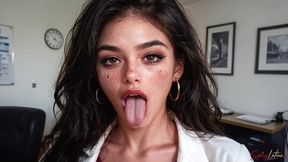 sexy latina secretary takes her boss` cock.[ai]