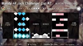Malody 4K Jack Challenger Cup Grand Finals | lsxl vs. takumi0803