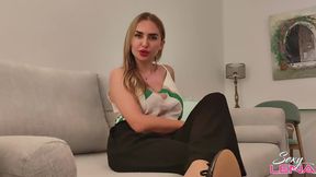 Nylon Feet Ballerinas Control