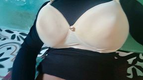 Big boob my under bra girl drass boy dressing big ling under salwar and bra
