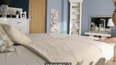 Girlfriends Caught Masturbating Turns into Hot Sex Tape