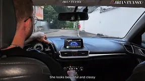 Mature Colombian Blonde Monique Fuentes, Fucks Her Driver in the Car - Brian Evansx