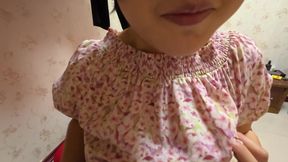 He Spanked Her Buttocks, Breasts, and Face, and She Enjoyed It.