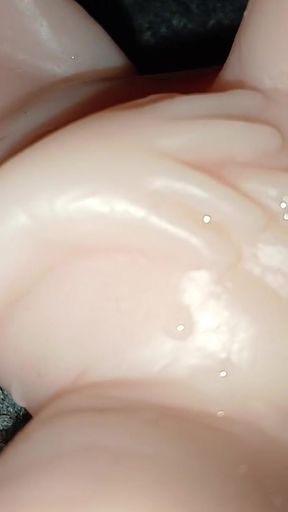 Love Doll Fantasy POV - Realistic Silicone Doll   Clip 2