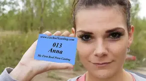 Anna first real porn casting