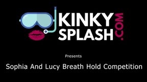 Sophia and Lucy's Breath Hold Competition