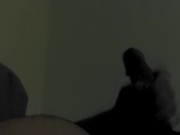 Stroking big cock to Carmen Valentina
