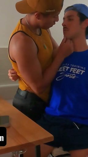 Big Fat Latino Cock Gaping A Very Tight Twink Hole - LatinLeche   Clip 1