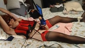 I_LOVE_ME 38-18 Crossdresser Bondage FM Mouth Toy Blowjob