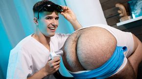 Full buttocks laser hair removal