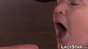 British granny Lacey Starr gets big cock in missionary