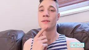 Hot Twink Phoenix Strips And Jacks Off On The Couch!