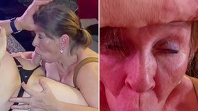 Granny Bambi: Deep Throating, Cocksucking GILF