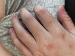 Sluggishly teasing myself and trickling a bit of pee