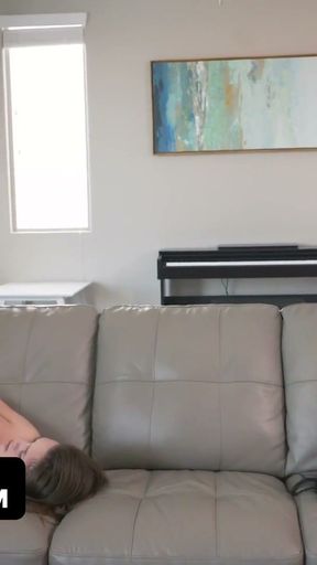 Gorgeous Young Sluts Strip Down And Pound Their StepDads To Celebrate Step-Father's Day   Clip 3