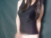 男の娘オナニー Japanese crossdresser teasing